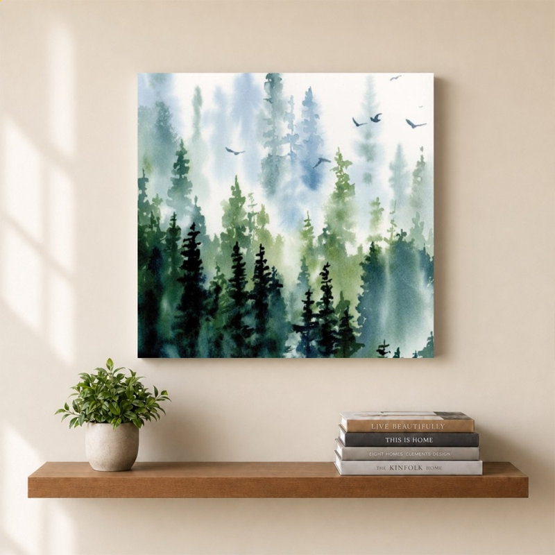 Treeline par Katrina Pete - Impression sur toile, 36" H x 36" W, Does Not Apply