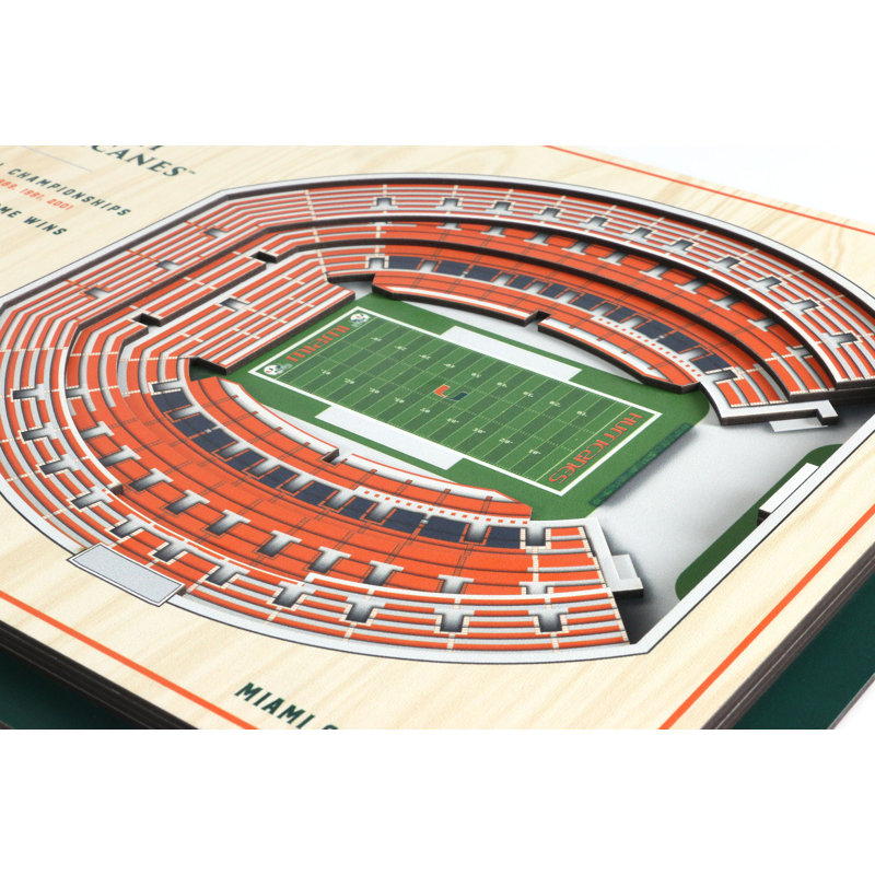 Handmade Wall Decor, Miami Hurricanes
