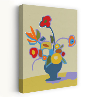 Cheers, art floral abstrait contemporain
