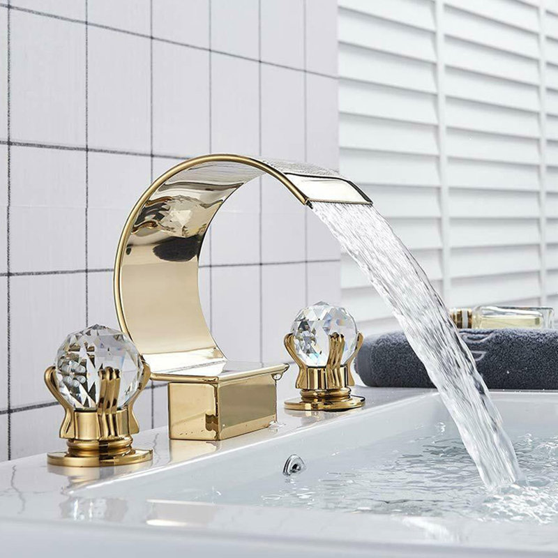 Robinet pour salle de bain 3 trous