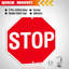 Panneau de signalisation en aluminium 12 po H x 12 po