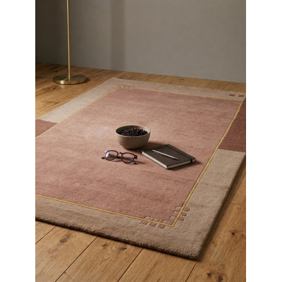 Tapis d'intérieur contemporain en laine Choco