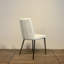 Chaise d'appoint rembourrée en cuir (ensemble de 2)-2019382482