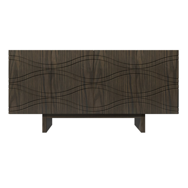 Gulbanu 63'' Buffet Sideboard for Dining Room,Living Room, Brown
