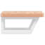 Aricely 50cm Solid Wood Bathroom Vanity Top-931047890