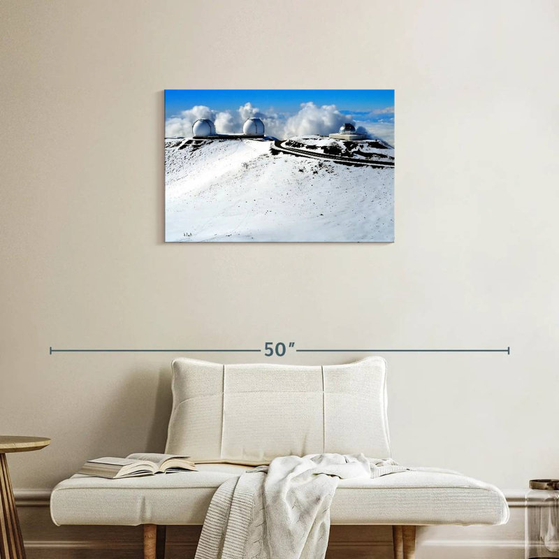Alvord Snow Covered Mauna Kea, 20" H x 30" W