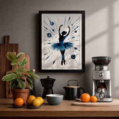 Ascending Dancer Modern - Framed Print
