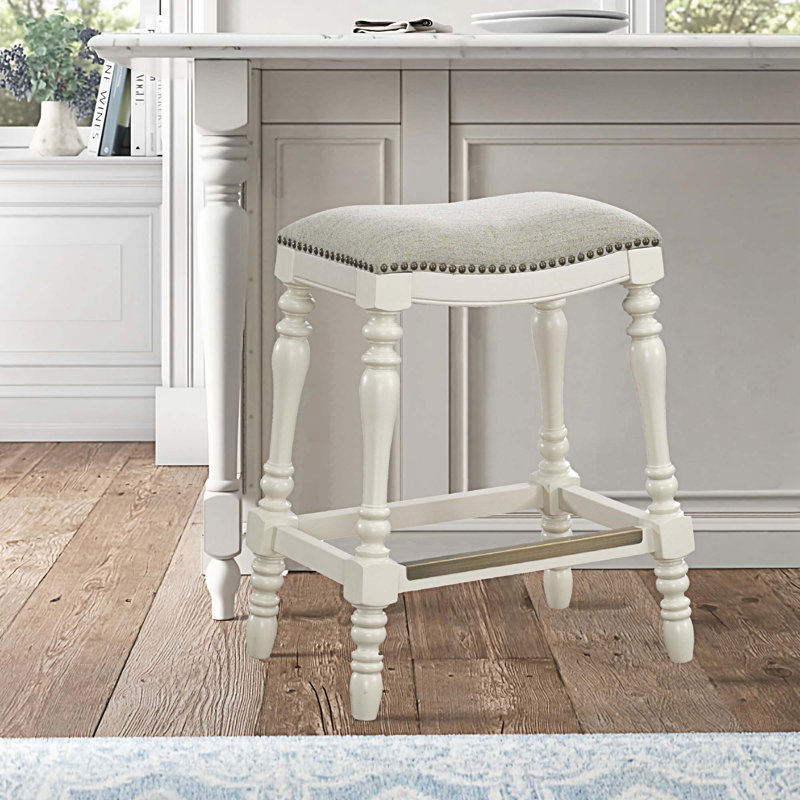 Tabouret de comptoir 25 po Celsi, Blanc