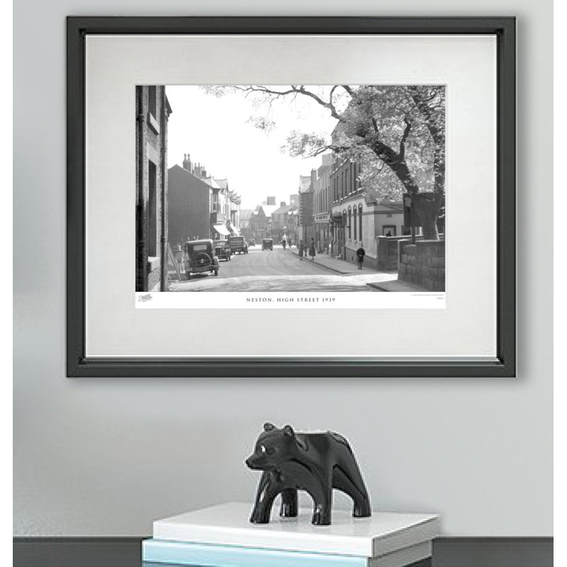 Neston, High Street 1939 - Single Picture Frame Print, 45cm H x 60cm W x 2.3cm D