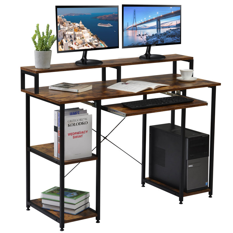Adbiel Computer Desk, Brown