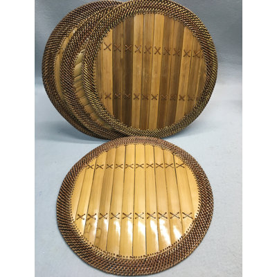 Bergin No Pattern Round Placemat