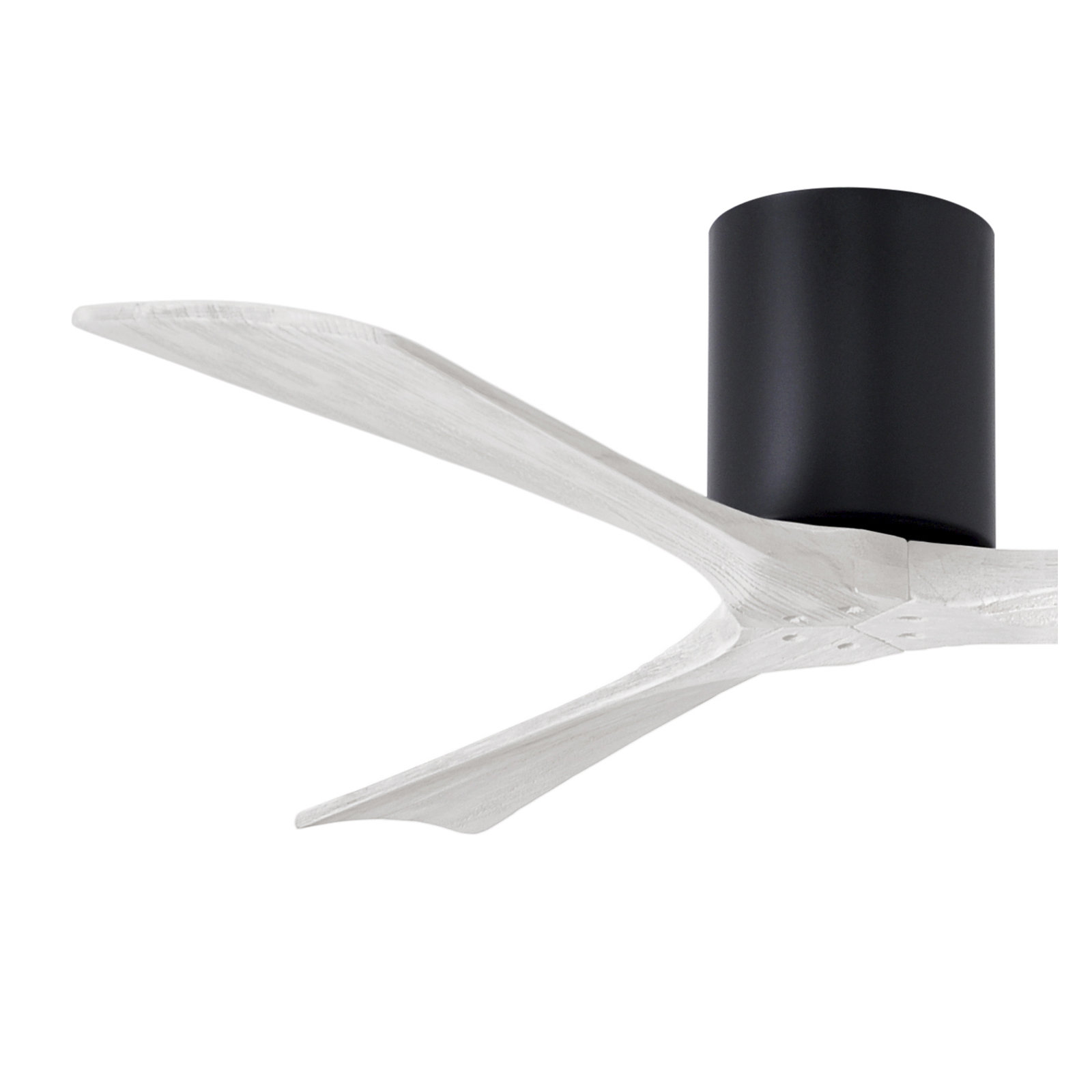 Olivier 3 Blade Ceiling Fan, Matte Black, Matte White, 52"