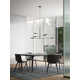 Rotaire 3 Light Metal Dimmable LED Sputnik Chandelier