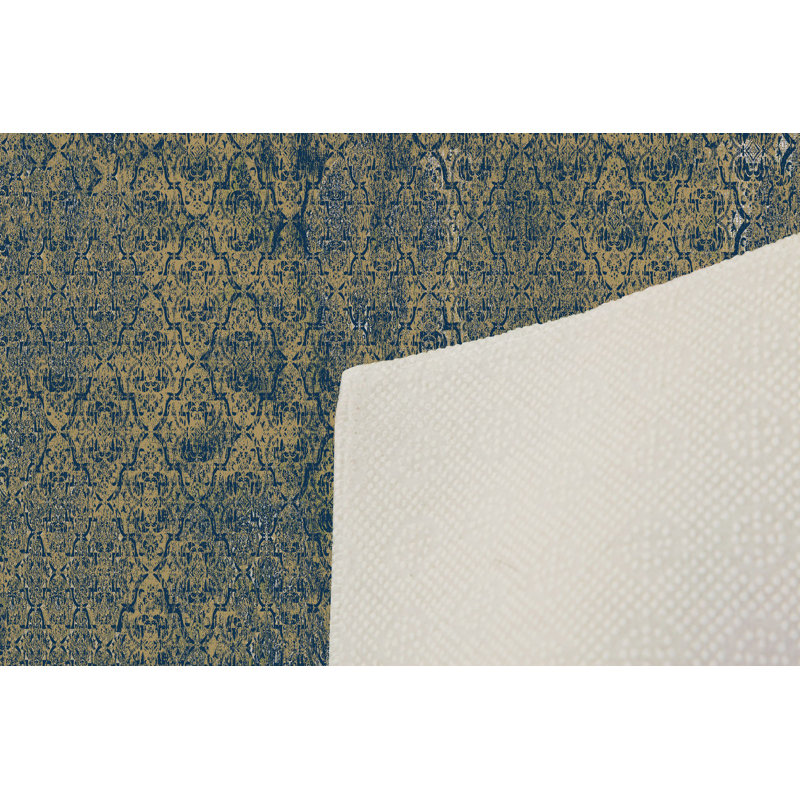 Stylish Woven Carpet (4 x 6 ft), 100% Polyester, 0.4 in Pile Height | Antibacterial, Non-Slip Underside | Machine Washable, 3D Digital Printing | Perfect for Living Room, Bedroom, and Home Decor