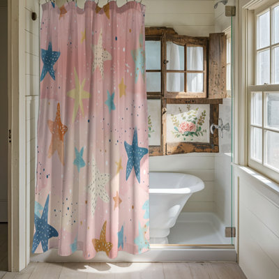 Rideau de douche Fuchsia