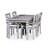 Rectangular 5-Piece Dining Set For Outdoor