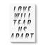 Love Will Tear US Apart - Wrapped Canvas Print-61881836