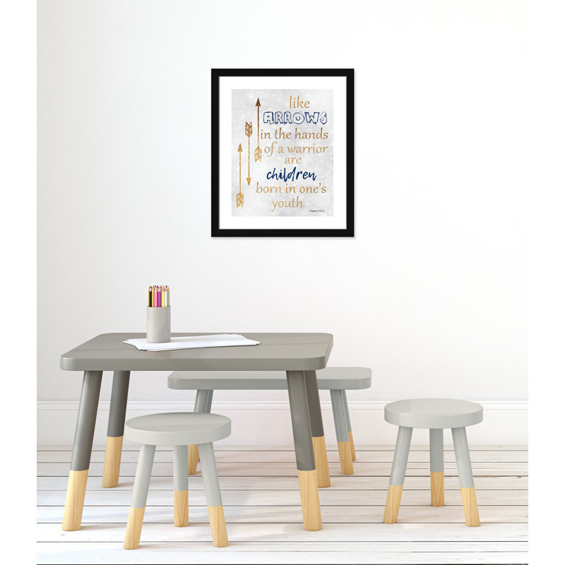 Impression sur papier pour enfants, H 24,5 po x l 20,5 po x P 0,6 po, Encadré plat noir