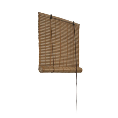Semi Sheer Wood Roll-Up Shade