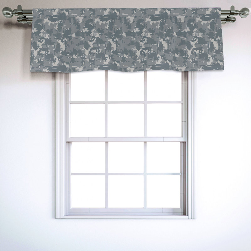 Sateen Ruffled Window Valance