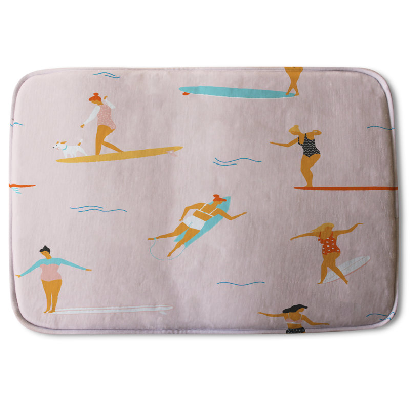 Ajsa Memory Foam Non-Slip Bath Rug