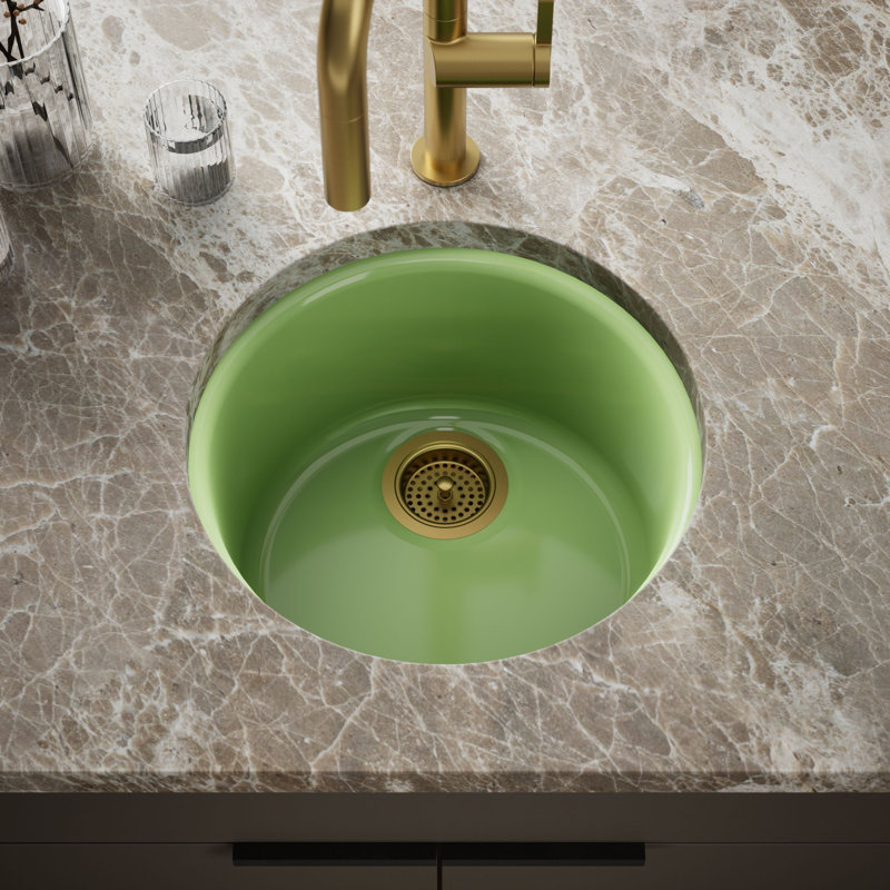 Porto Fino™ Top-Mount/Under-Mount Bar Sink, Frost