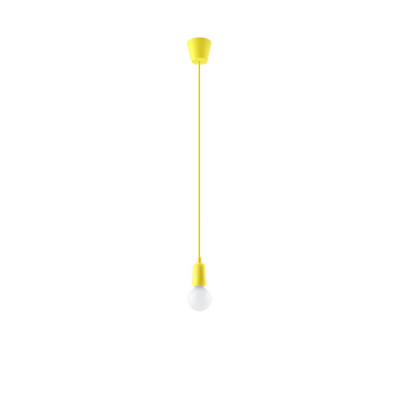 Anhua 1 - Light Bulb Pendant, Yellow