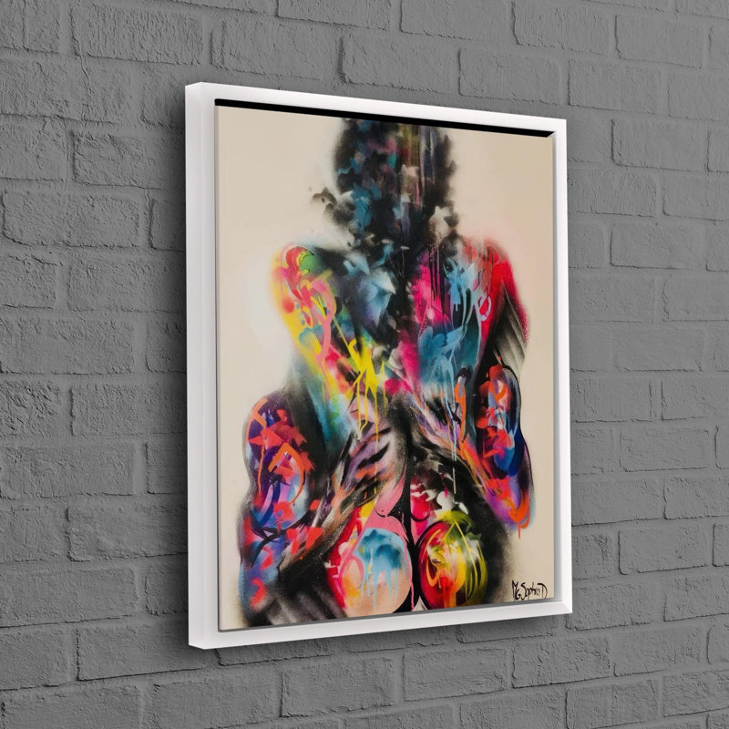 Print on Canvas, White, Framed Print without Mat, 30 cm H x 20 cm W
