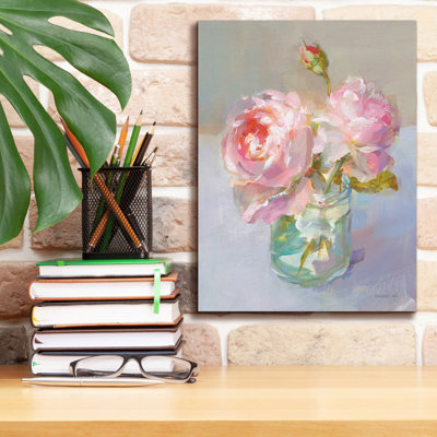 «Sweet Roses 1» par Danhui Nai, art mural sur toile