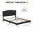Rozella Upholstered Metal Platform Bed-1953568050-1953568048