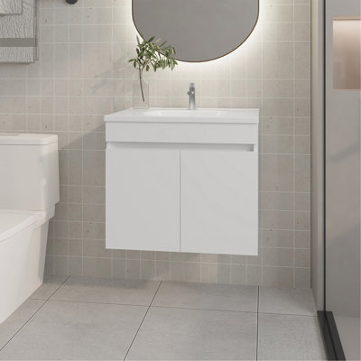 Colville Vanity Sink, White, Bathroom