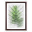 Green Leaf Lines in Abstract - Picture Frame Graphic Art Print on MDF-55736295-55736293