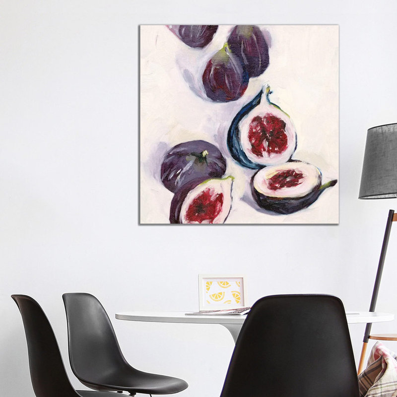 Figs In Oil by Melissa Wang - Wrapped Canvas Print, 93.98 cm H x 93.98 cm W