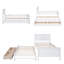 Lit plateforme moderne avec lit gigogne et tiroirs Modern-12109074