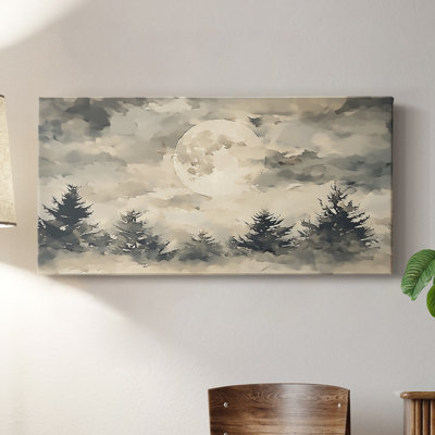 Série paysage - XCIV - Toile tendue avec châssis - Prêt à accrocher