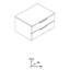 Galaverna 60cm W Manufactured Wood Bedside Table