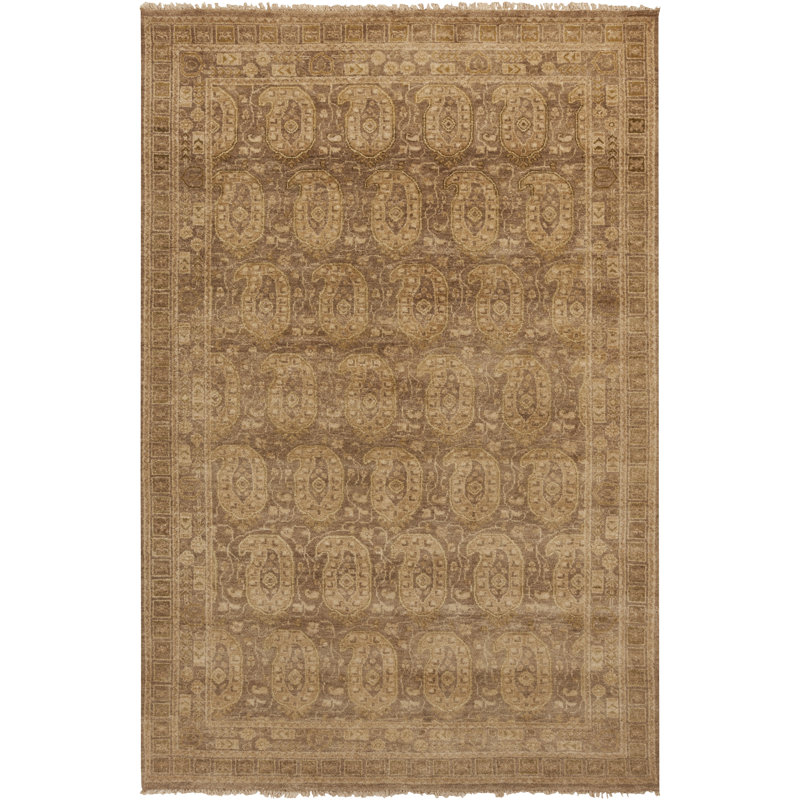Bowdon Wool Oriental Indoor Rug, Rectangle 5'6" x 8'6"