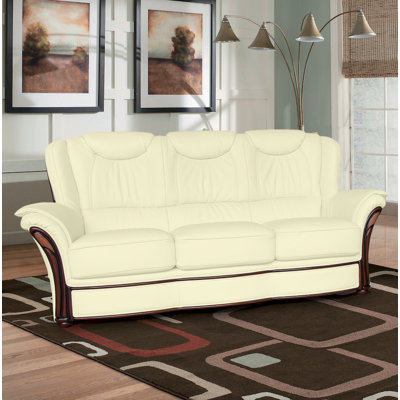 Higbee Faux Leather Sofa
