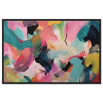 Mystic Silk Flow Canvas Maximalist Abstract by Art Remedy