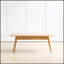 Table basse en bois massif avec rangement, table basse durable et élégante pour les espaces de vie modernes