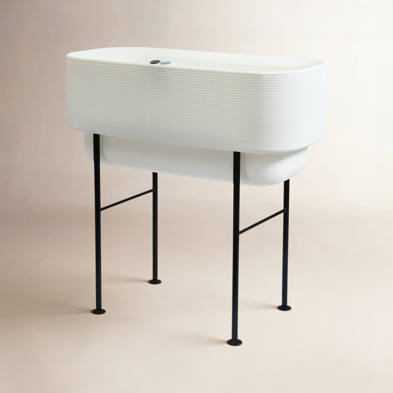 Boîte à fleurs surélevée Nest, Blanc alpin, H 35,75 po x l 48 po x P 30 po