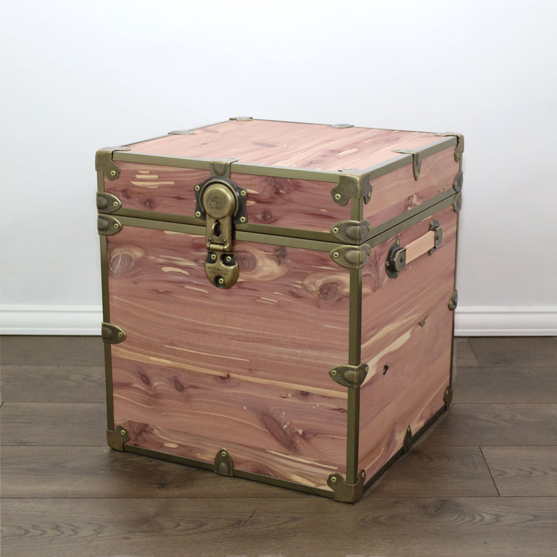 Table de bout Rhino Knotty Cedar, Doré, H 20 po x l 18 po