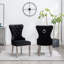 Chaise en velours touffeté Montura-922211272