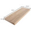 Floating Shelf Wall Shelf Kit, Foiled Finish-10343152-10343155