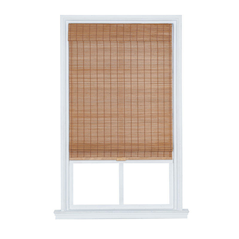 Store romain mi-transparent en bambou sans cordon Bria, L 23 po x L 64 po