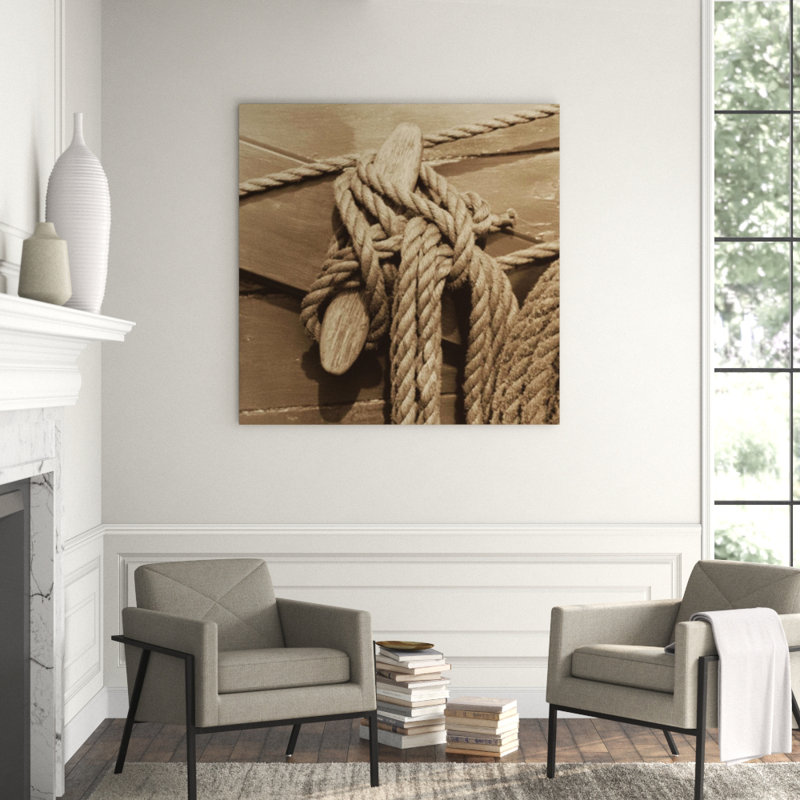 Nautical Aspect IV Print by Michael Kahn, Glass Coat, 54" H x 54" W x 1.5" D