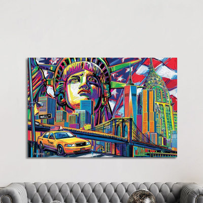 NY Pop Art by P.D. Moreno - Print on Canvas