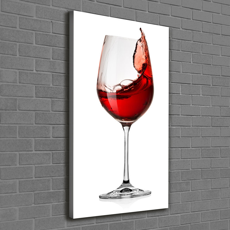 Red Wine - Wrapped Canvas Print