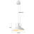 Farmhouse Pendant Light, 12.5Inch White Kitchen Pendant Lights, Industrial Pendant Light, Pendant Lights Kitchen Island, Pendant Light For Bedroom, Office, Kichen Sink, Library-119416899