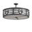 30" Wide Horseshoe Semi-Flushmount